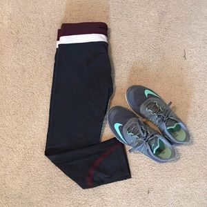 Lululemon run inspire crops size 8